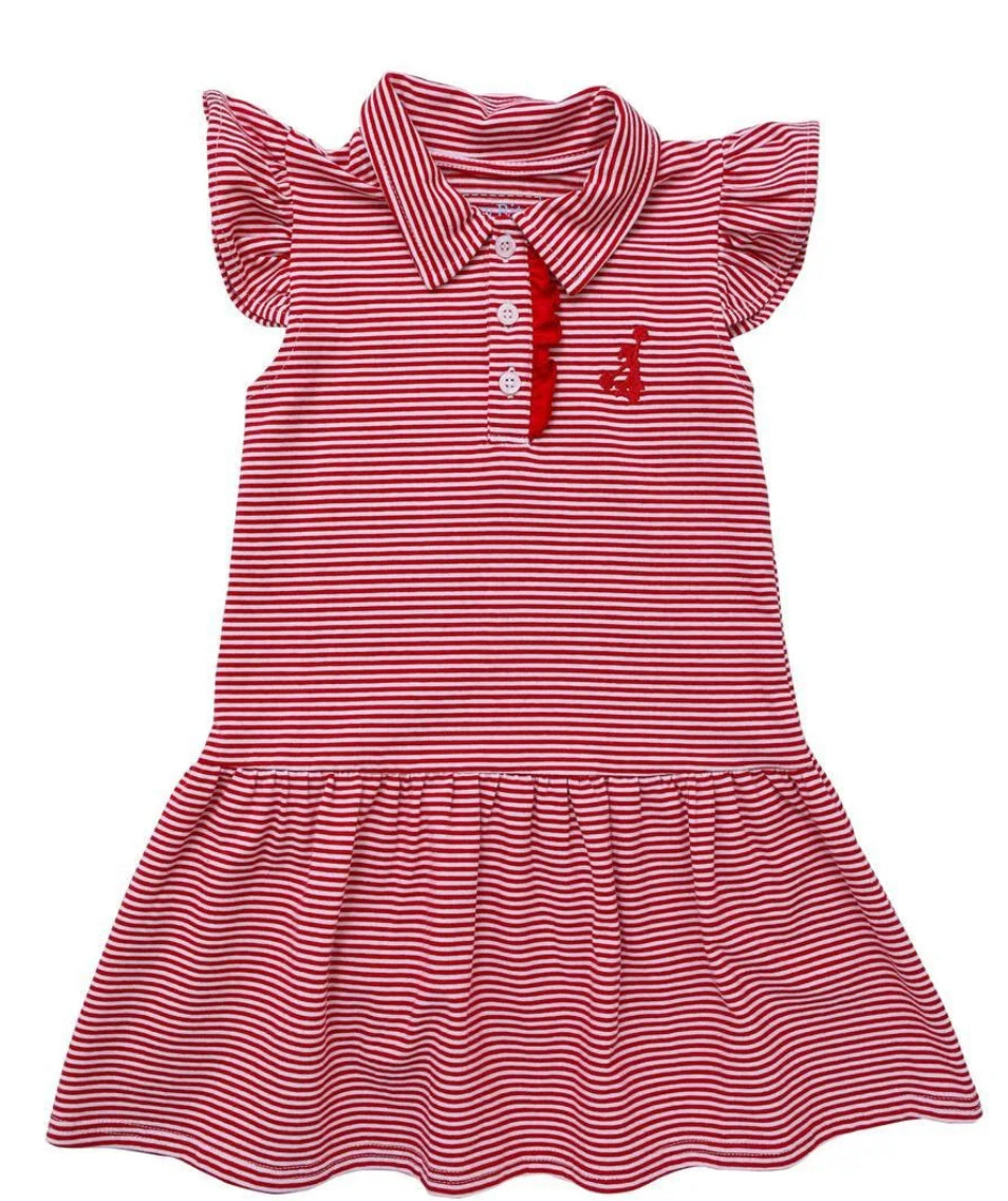 Game Day Dress, Red