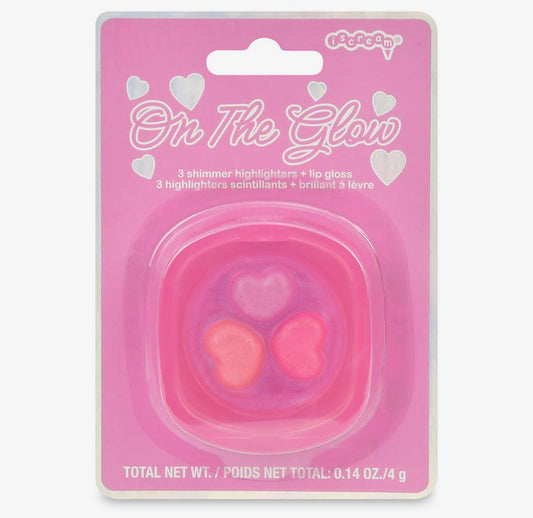 On The Glow Highlighter and Lip Gloss