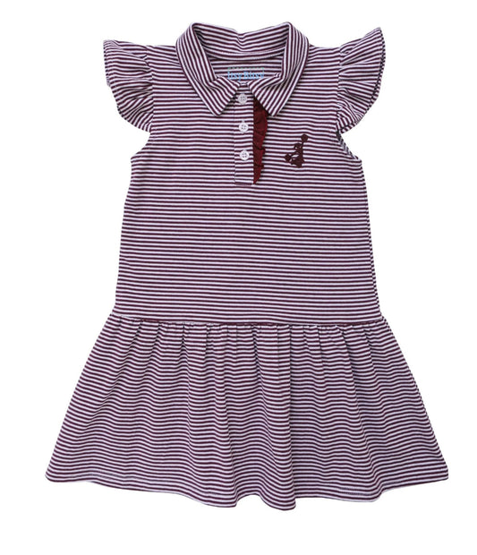 Game Day Dress, Maroon