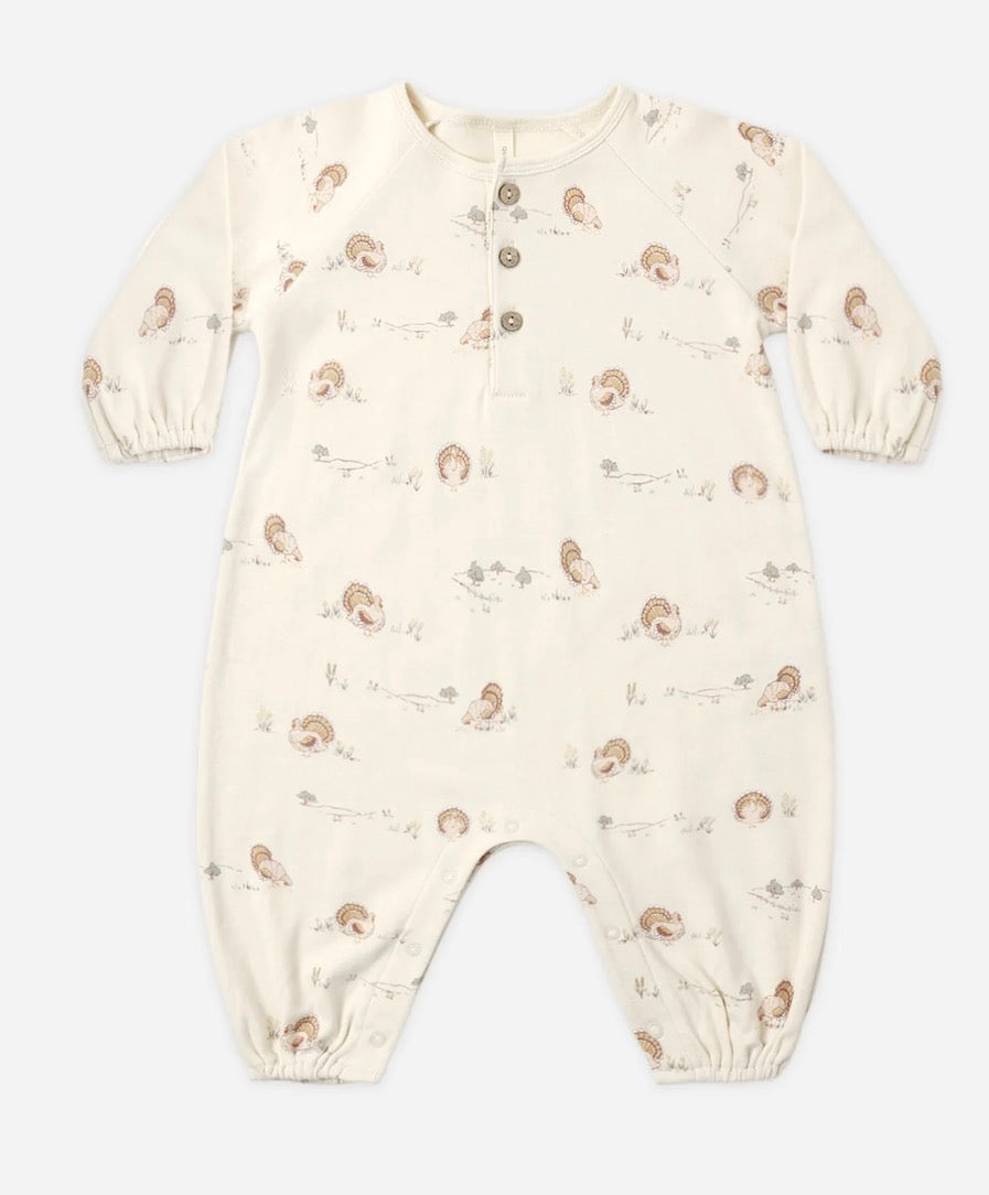 Henley Bubble Jumpsuit-Turkey
