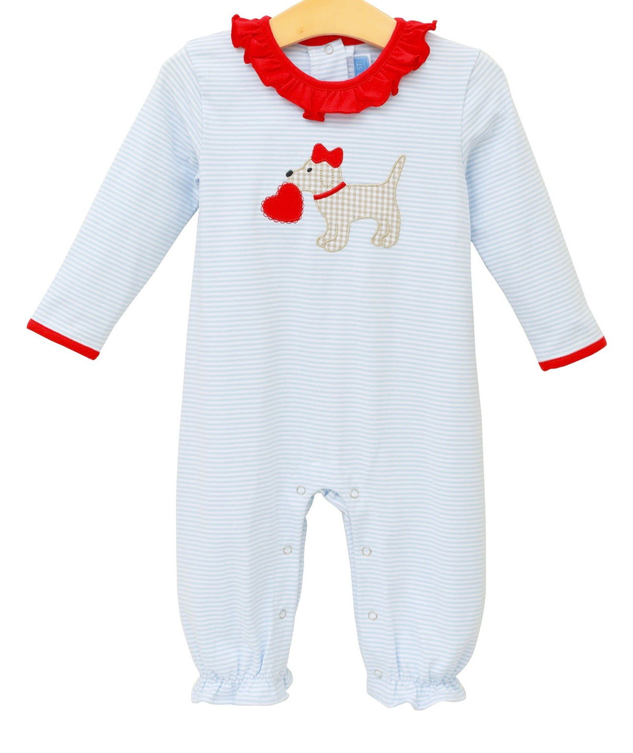 Romper, Puppy Love Ruffle