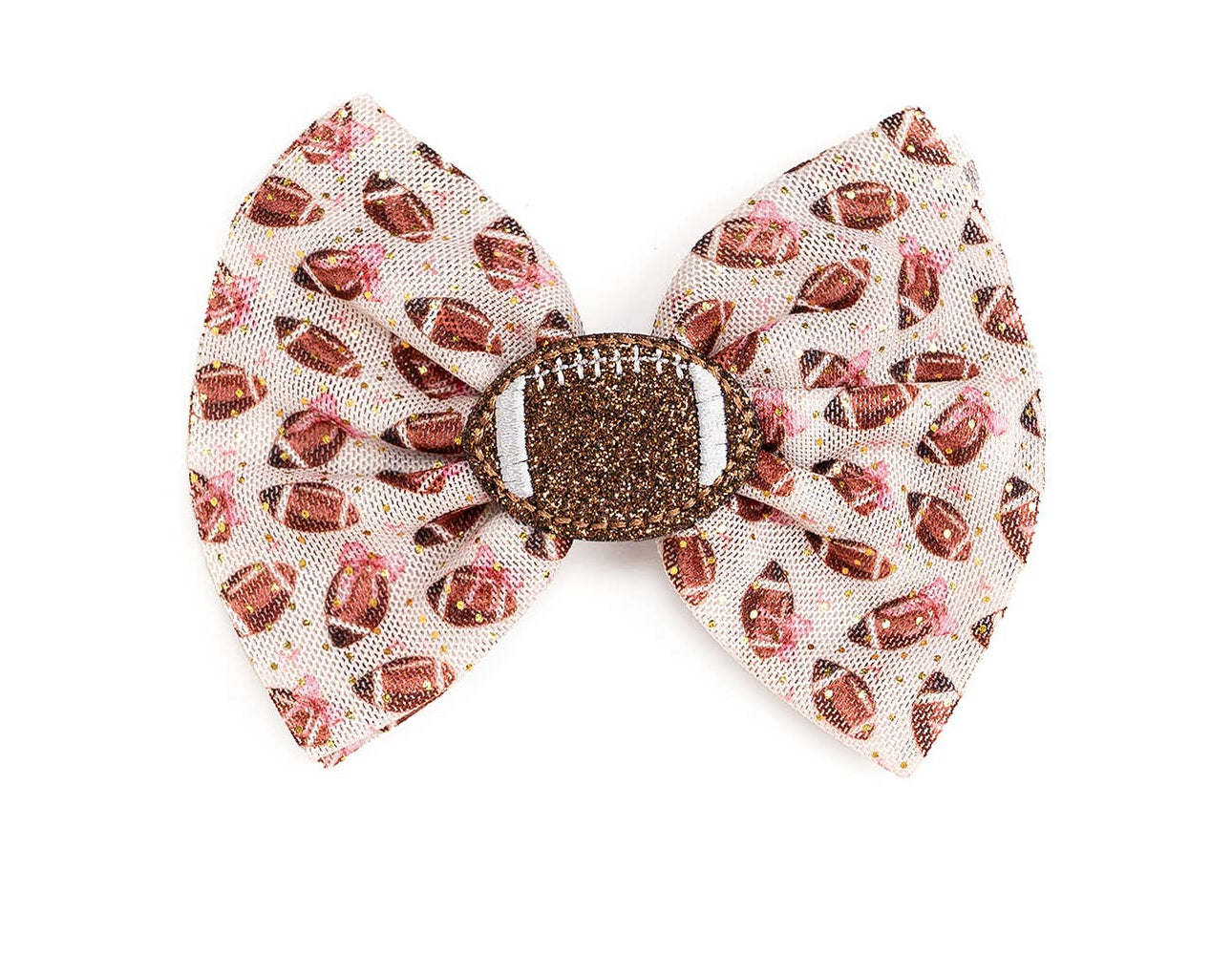 Football Cutie Bow Clip