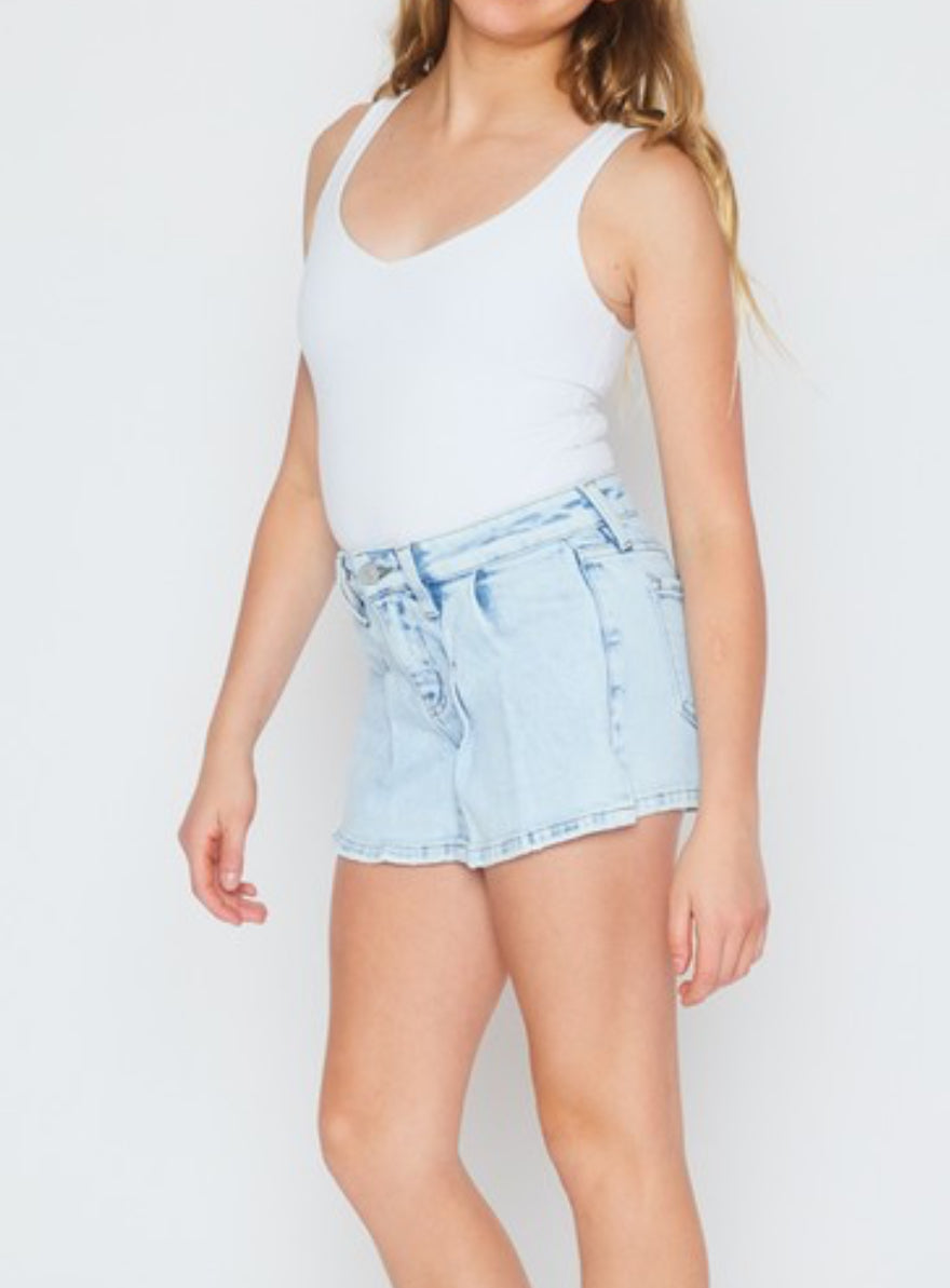 Light Denim Skort