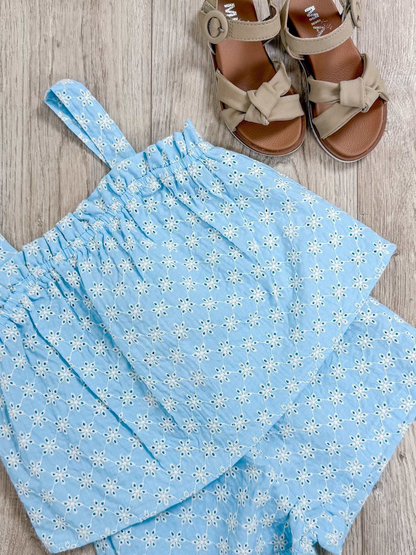 Blue Floral Tank