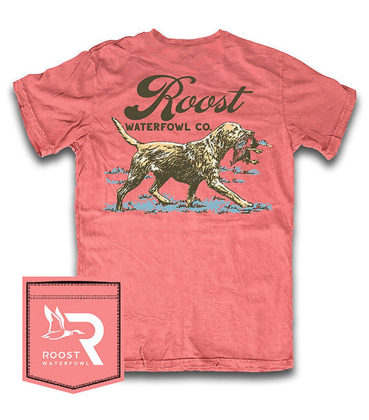 Watermelon Vintage Retriever Tee