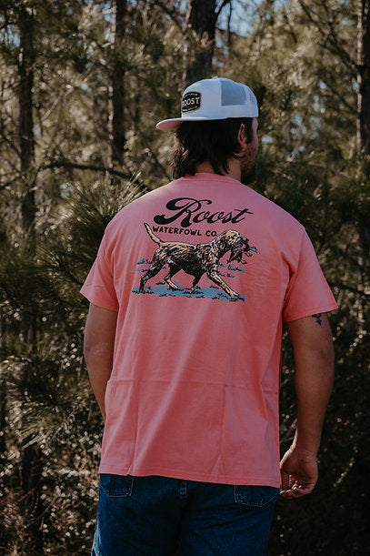 Watermelon Vintage Retriever Tee