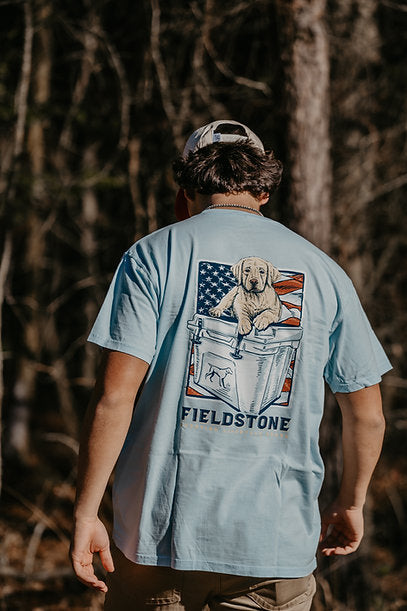 Chambray Cooler Puppy Tee