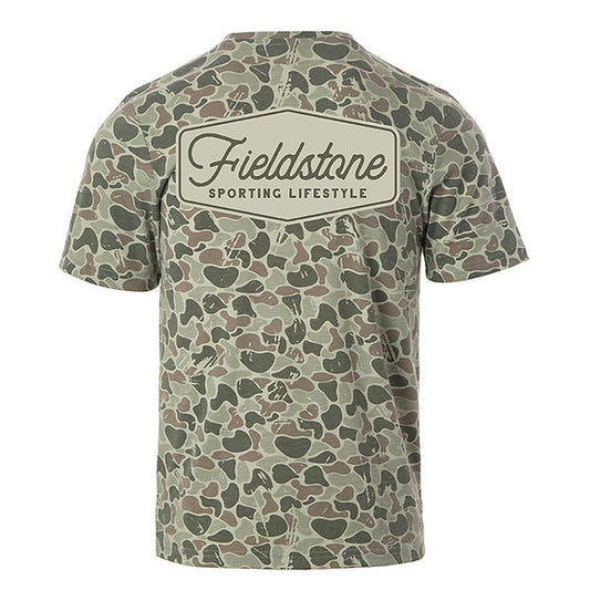 Camo Marsh Logo Tee