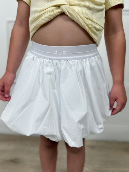 White Courtbubble Skirt