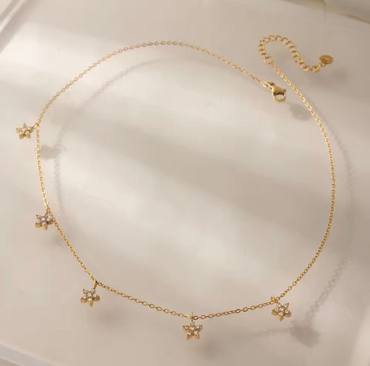 Multiple Star Necklace