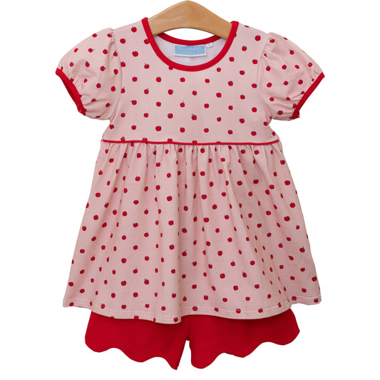 Apple Print Short Set