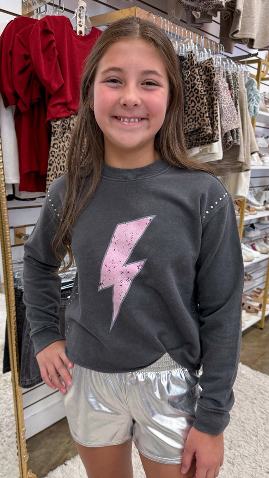 Acid Wash Love Sweatshirt