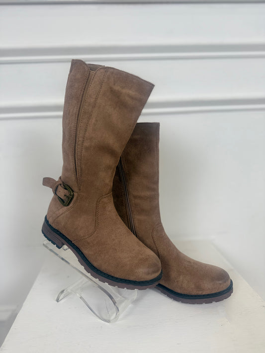 Taupe High Boots