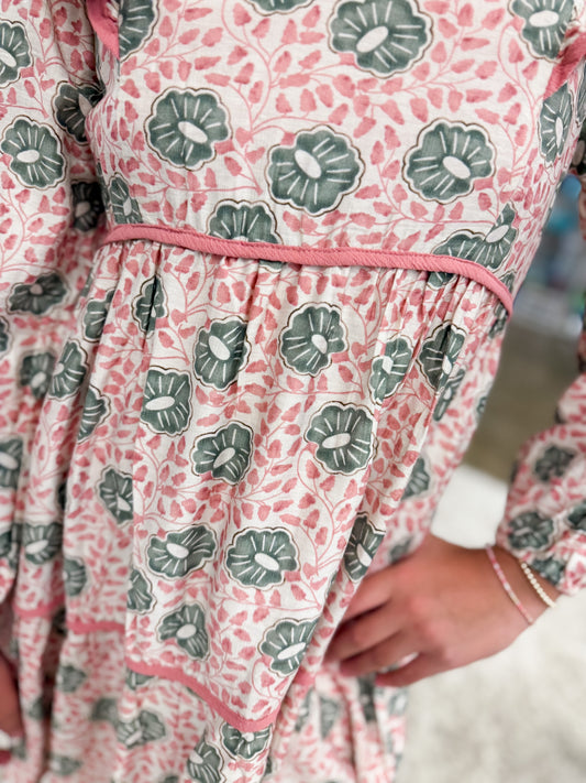 Pink Floral Multi Dress