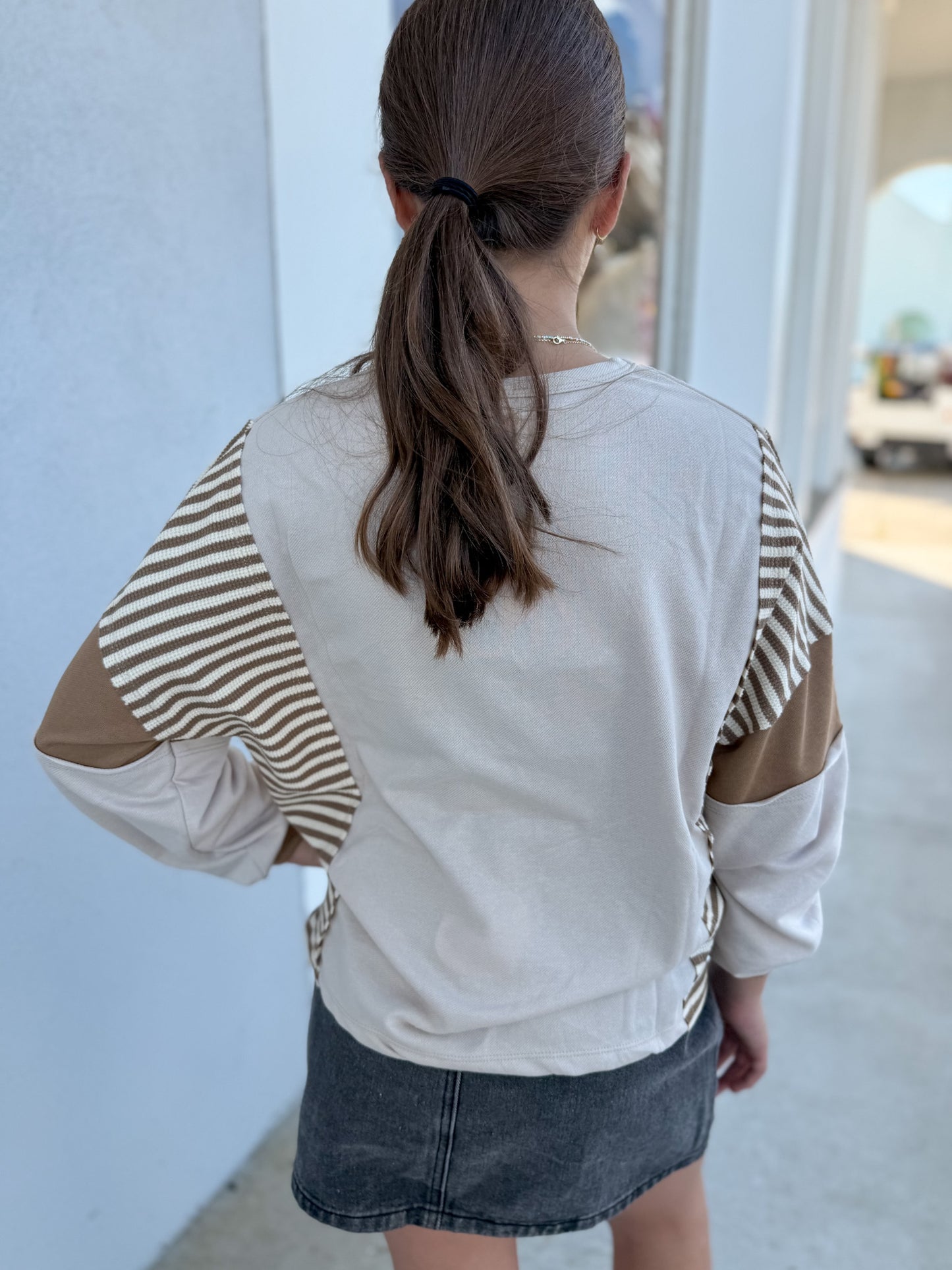 Stripe Color Block Top