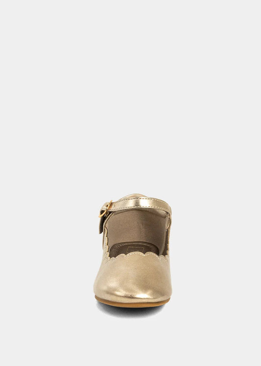 Light Gold Agatha Shoes