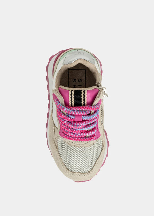 Magenta Phoebe Mini Sneakers