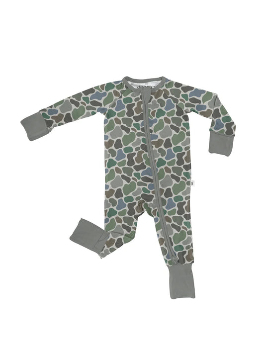 Camo Zip Pajamas