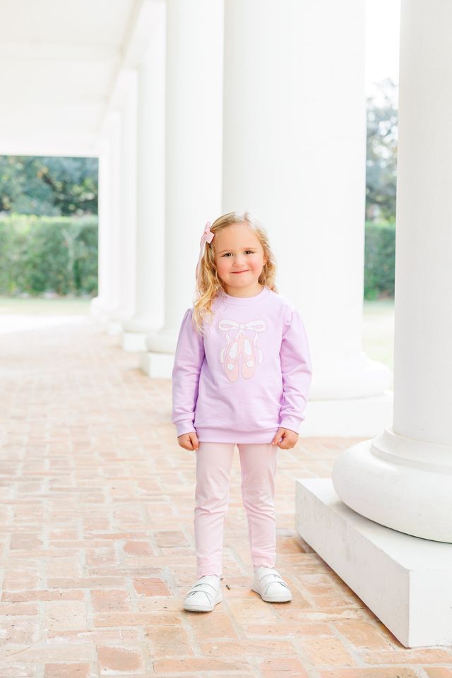 French Terry Pullover, Ballet Shoes