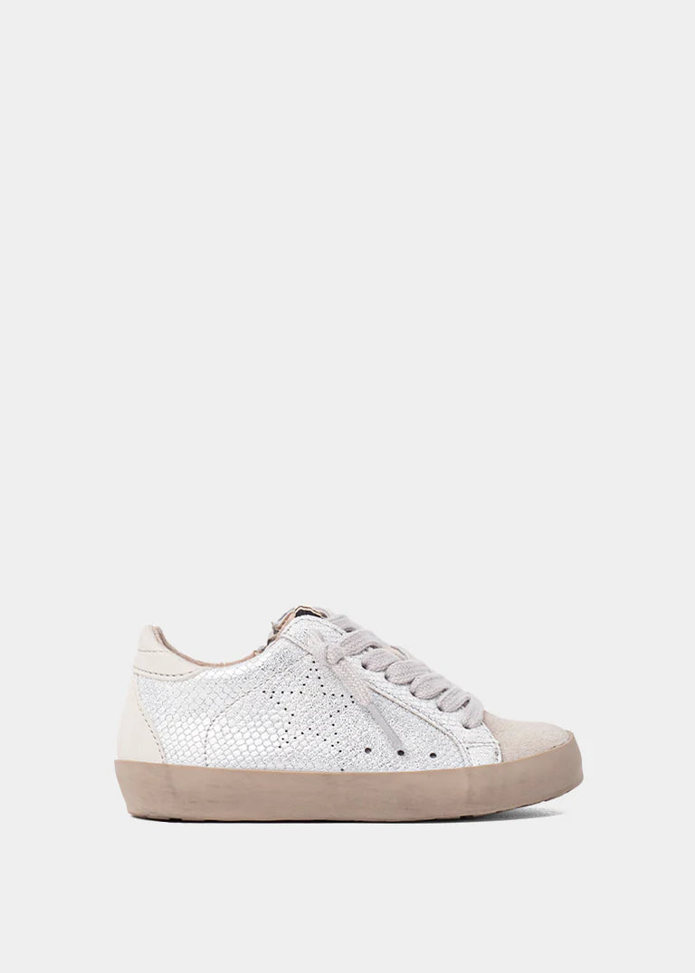 Silver Snake Mia Sneakers
