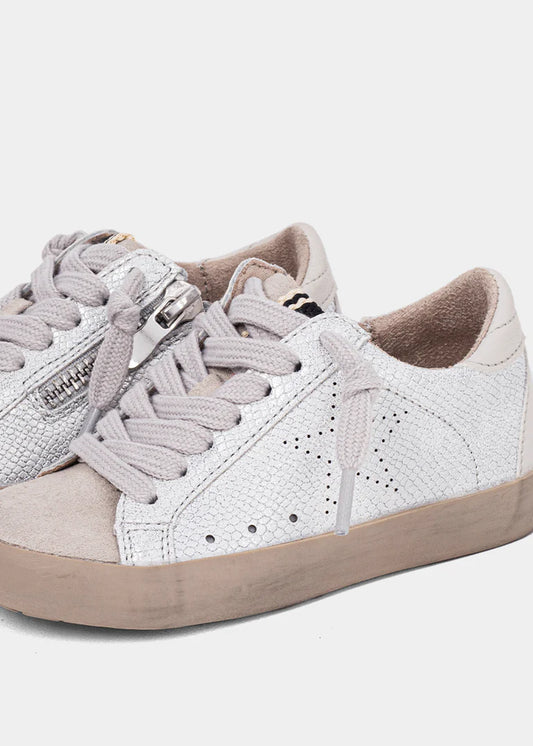 Silver Snake Mia Sneakers