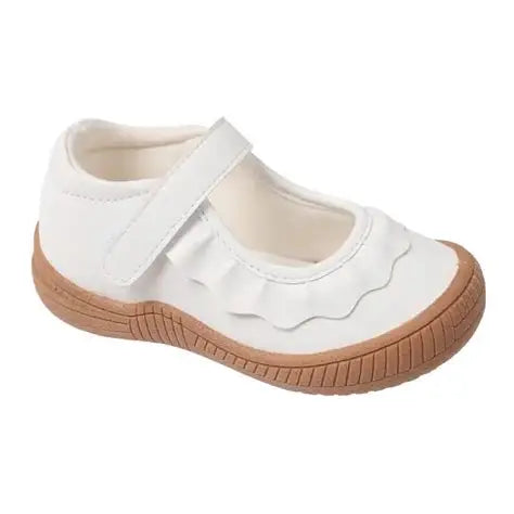 Amina Leather Shoe, White
