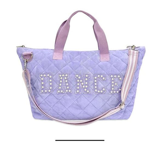 Love to Dance Quilted Overnight Bag
