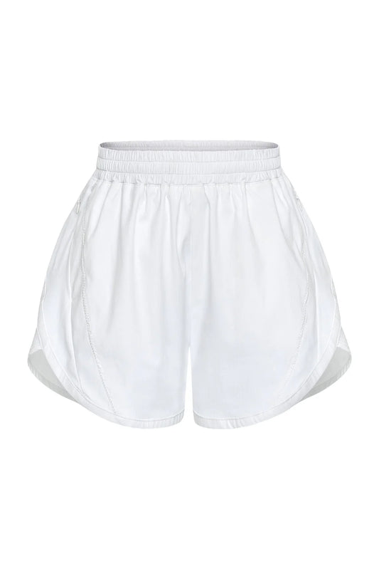 Saylor Shorts- White
