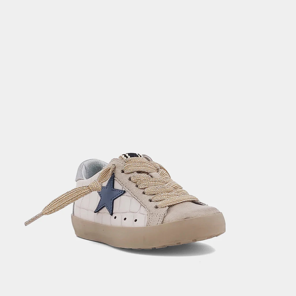 Beige Croco Paula Toddler Shoes
