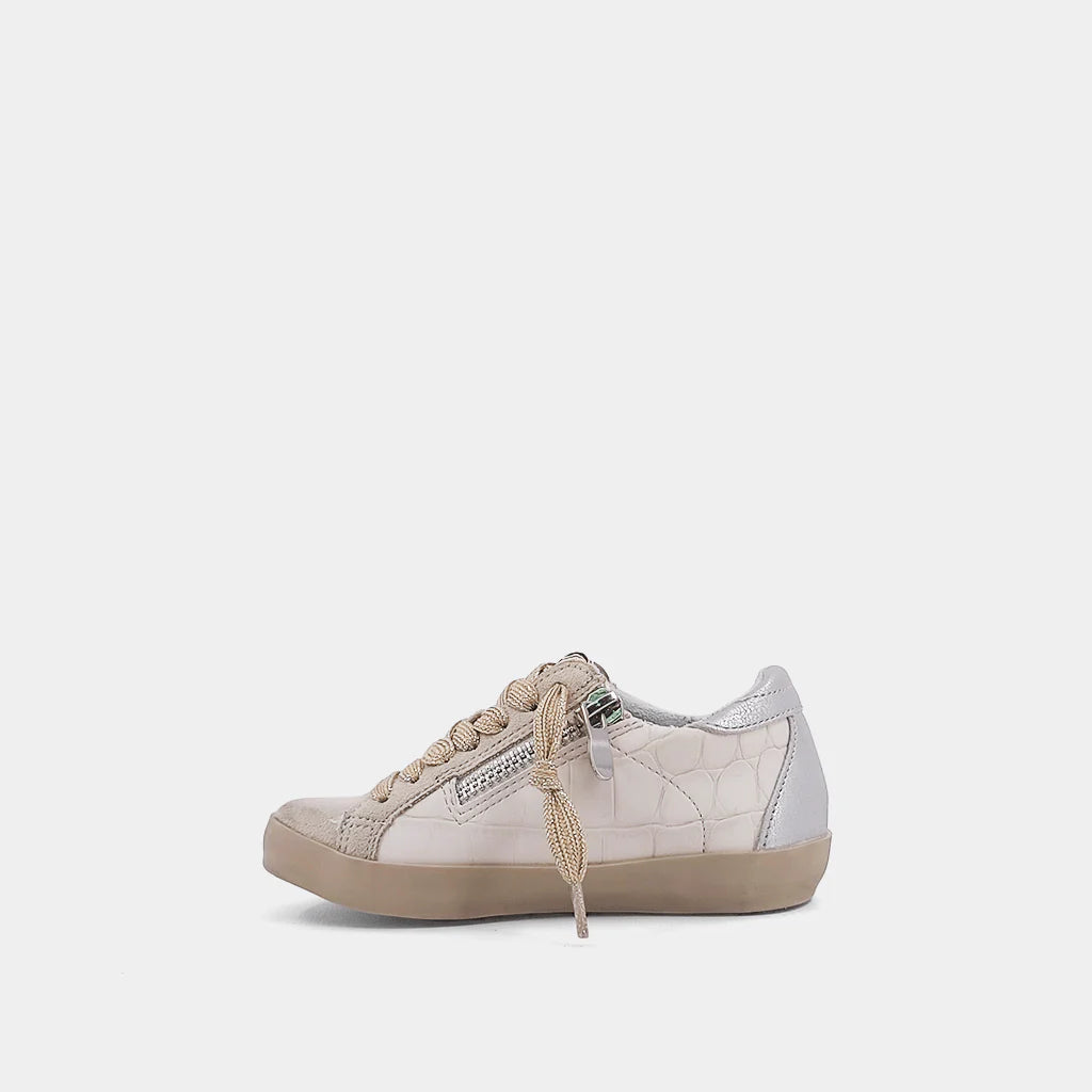 Beige Croco Paula Toddler Shoes