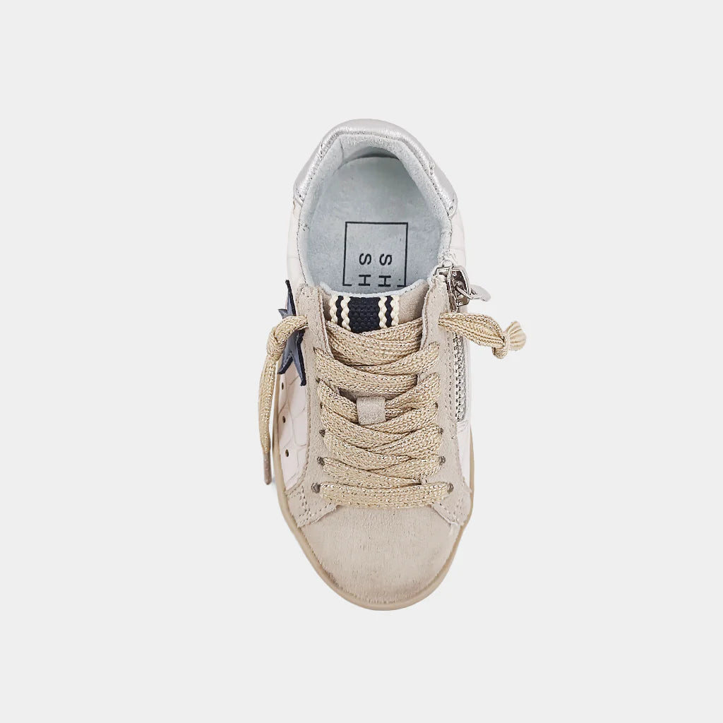 Beige Croco Paula Toddler Shoes