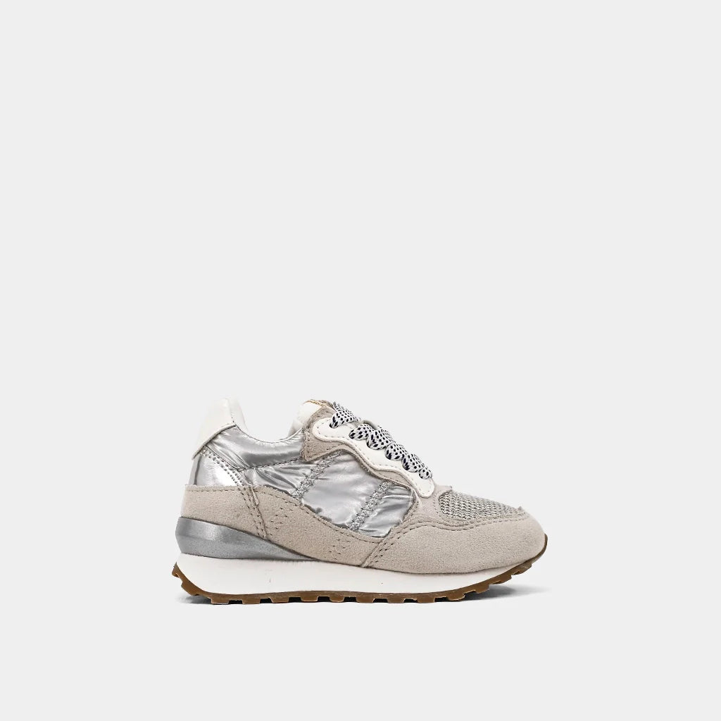 Phoebe Toddler Silver Sneakers