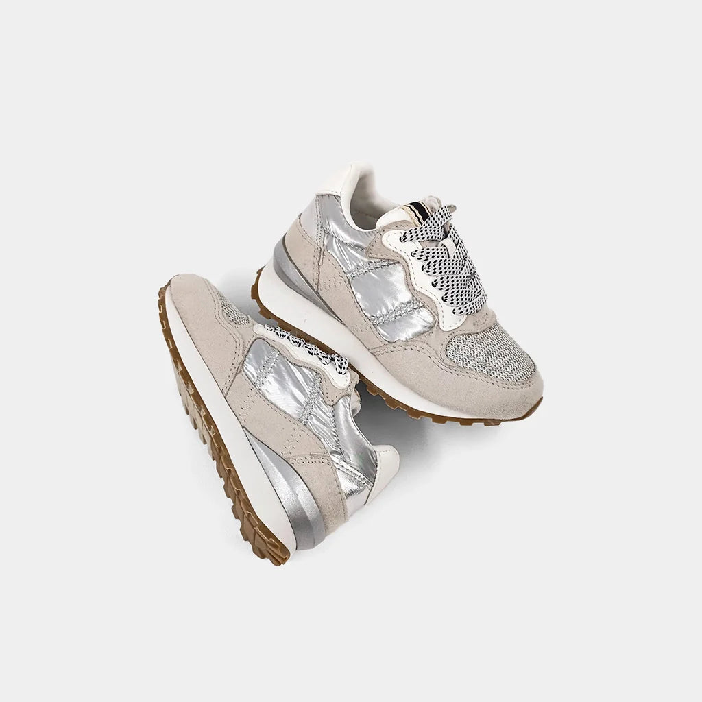 Phoebe Toddler Silver Sneakers