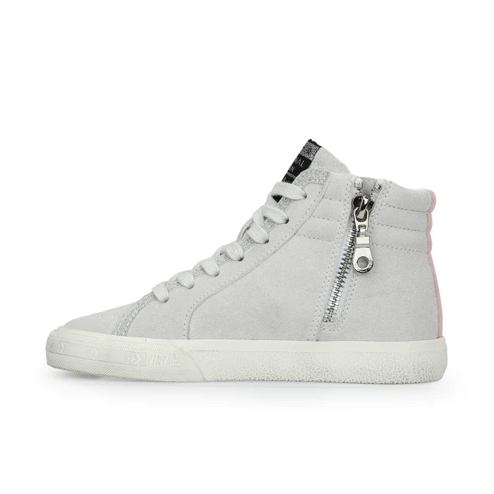 Rita White Glitter High Top VH