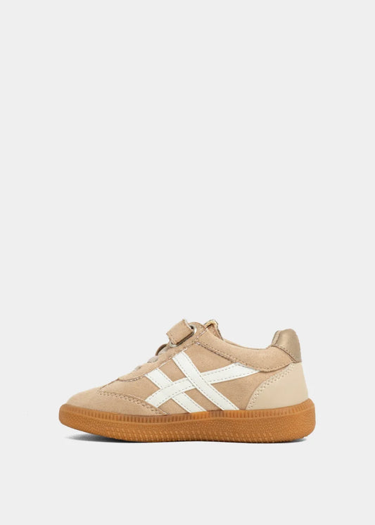 Nude Suede Sasha Mini Sneaker