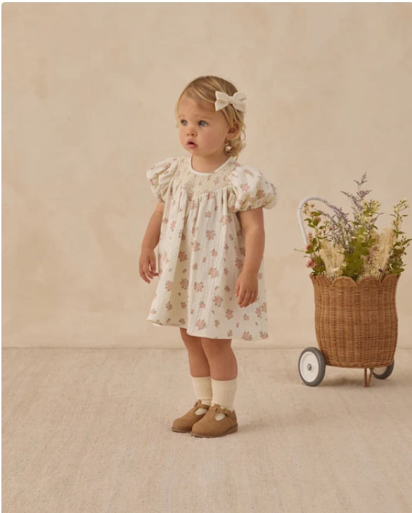 CARINA DRESS GARDEN ROSE