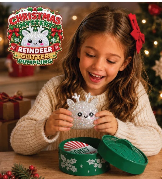 Christmas Reindeer Glitter Dumpling