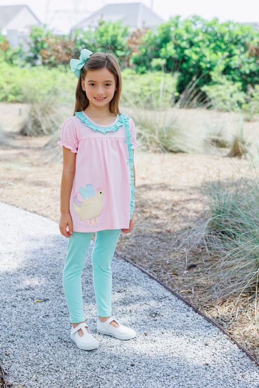 Turkey Ruffle Pants Set