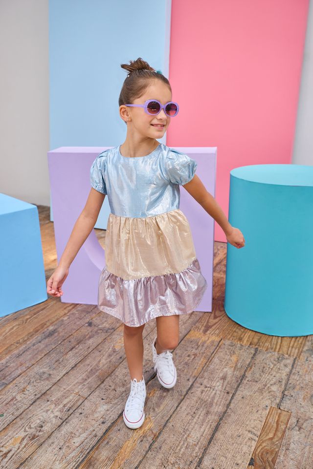 Smita Dress - Metallic