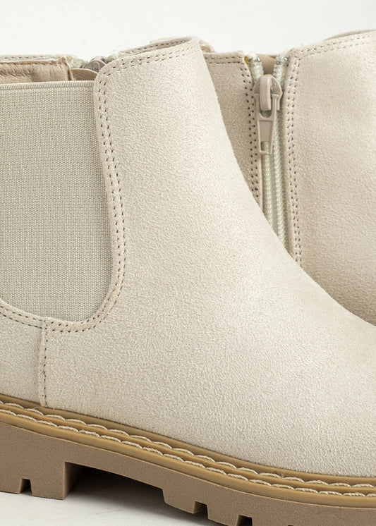 Light Grey Suede Zophie Mini