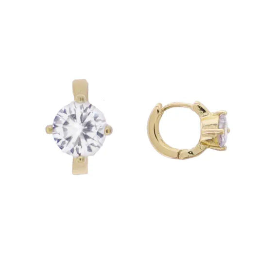 Huggie Crystal Earrings
