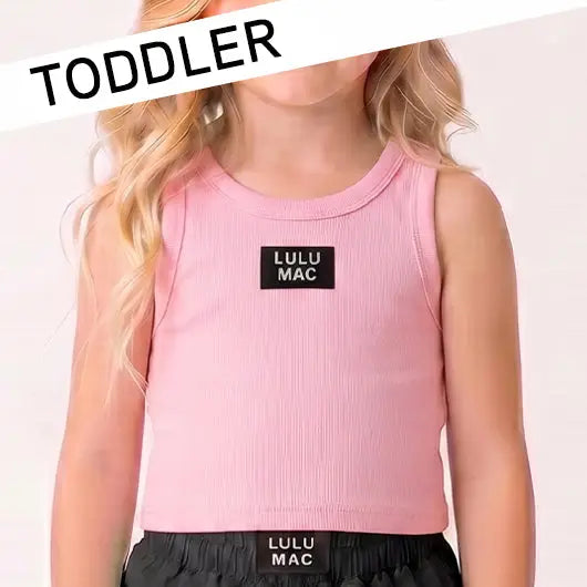Toddler Lulu Mac Tank, Light Pink