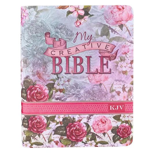 My Creative Bible Pink Floral Print