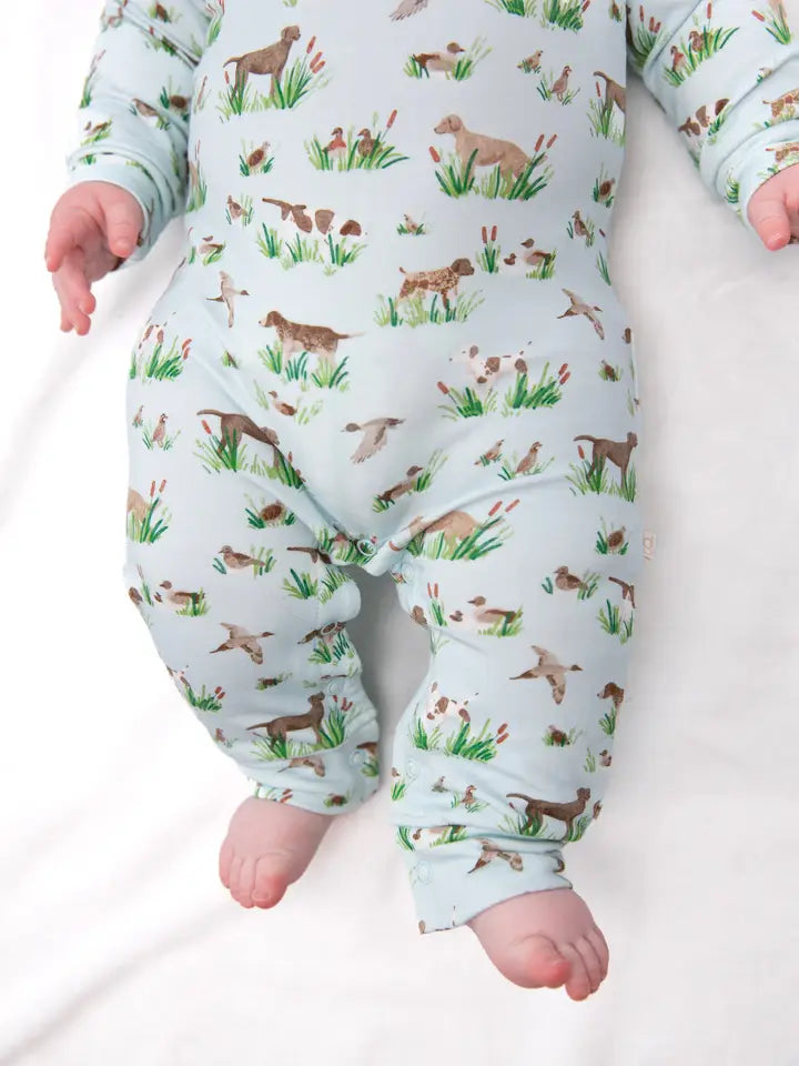 Sweatshirt Polo Romper , Delta Dogs
