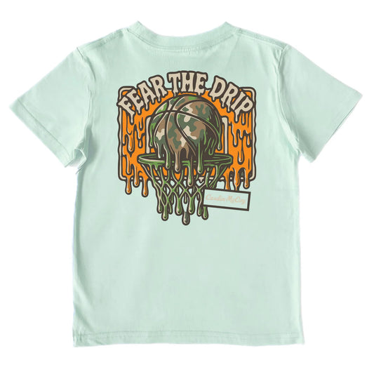 Performance Tee, Mint Basketball Fear The Drip