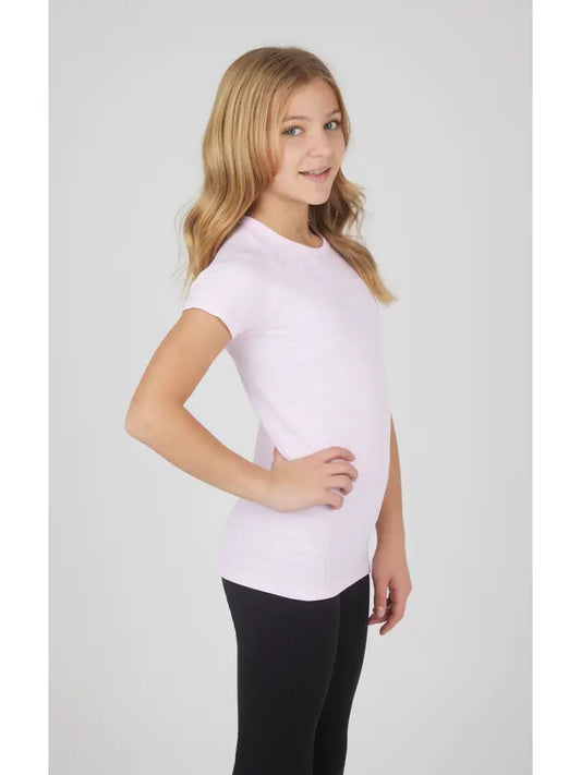 Stripe Seamless Crewneck Tee, Festival Bloom