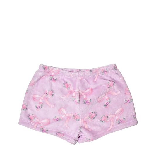 Orchid Bow Fleece Shorts