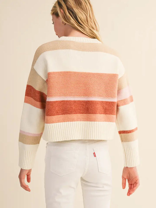 Round Neck Long Sleeve Sweater