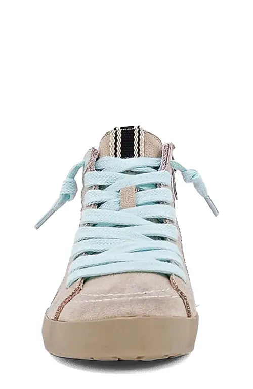 Rooney Pink Glitter High Top