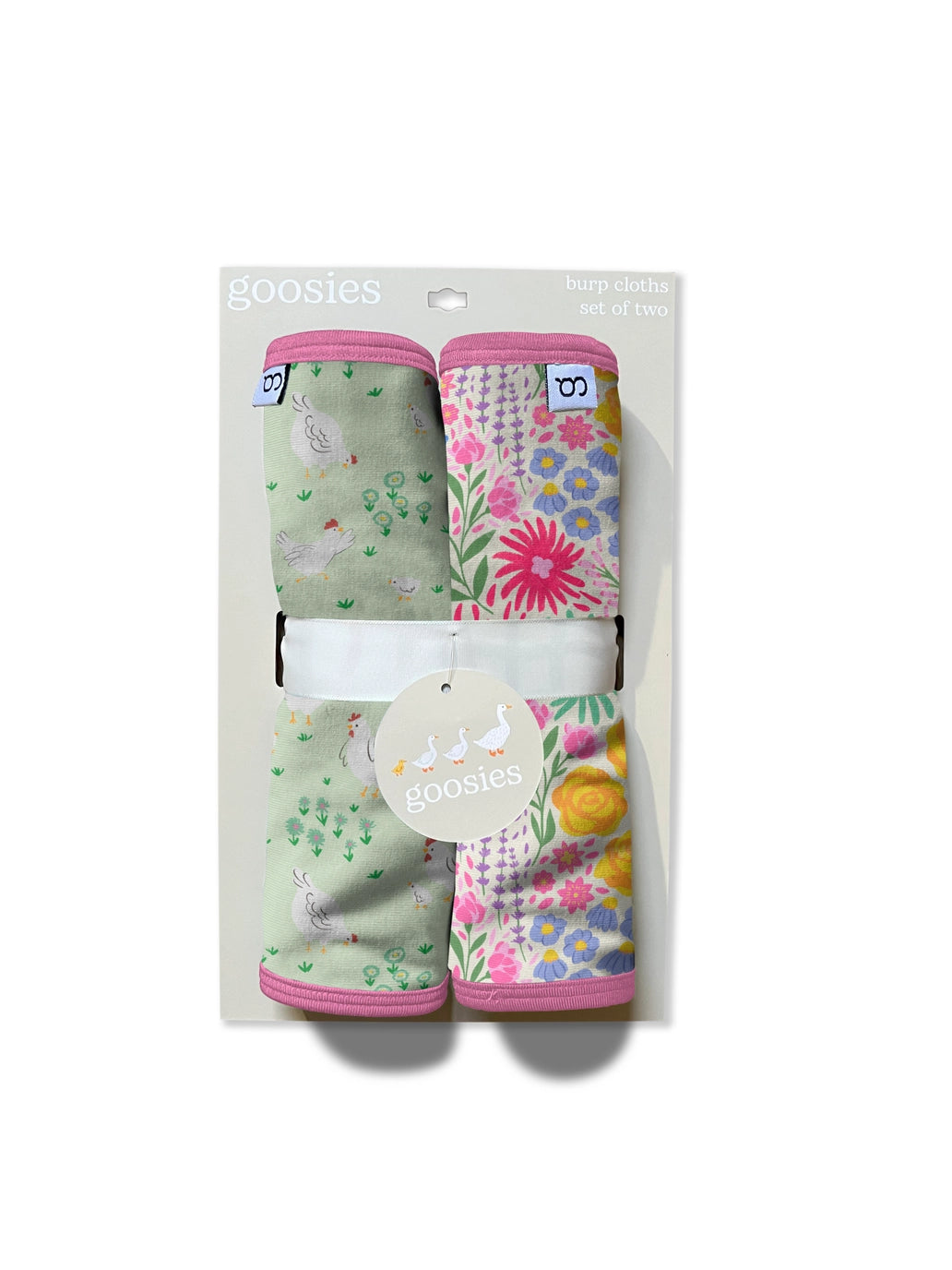 Burp Cloth Set-Spring Chickens